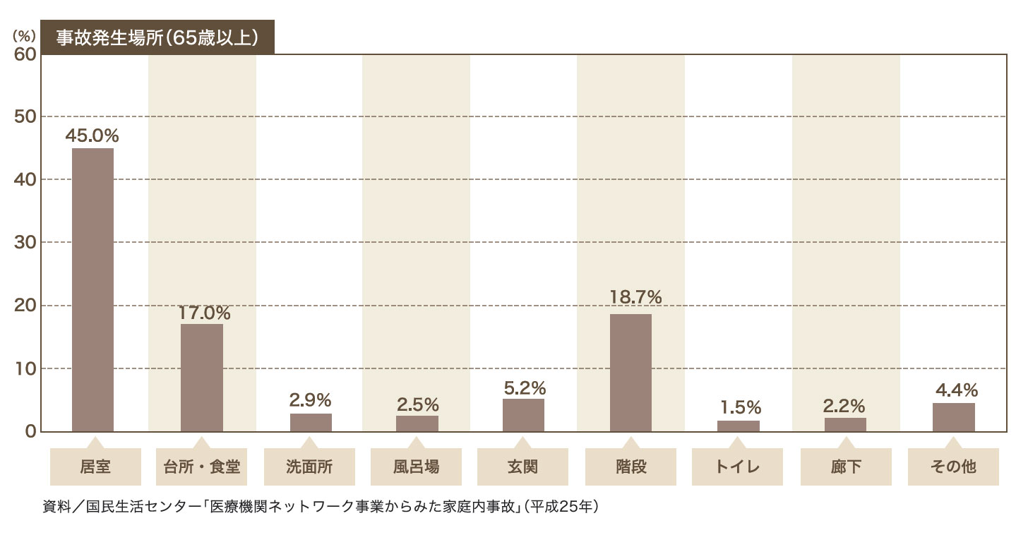 事故発生場所（65歳以上）
